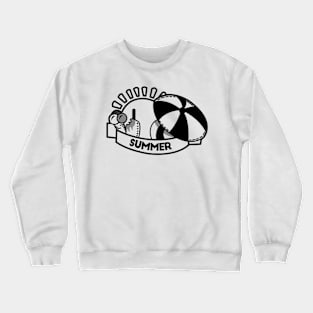 Lovely summer (Black) Crewneck Sweatshirt